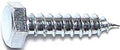 BOLT LAG HEX ZINC 1/4X1       