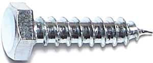 BOLT LAG HEX ZINC 1/4X1       