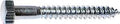 BOLT LAG HEX ZINC 3/8X6       