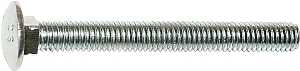 BOLT CARRIAGE ZINC 3/8X6      