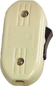 SWITCH CORD SPFT 3AMP HD IVORY