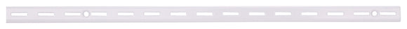 ProSource 25212PHL Shelf Standard, 2 mm Thick Material, 5/8 in W, 36 in H, Steel, White