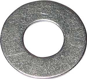 WASHER FLAT SS 1/4 100CT      