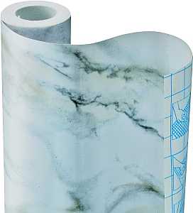 LNR SHLF 18INX9FT WHT MARB    