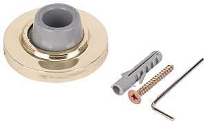 DOOR STOP WALL 2-1/2IN BRASS  