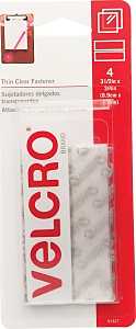 FASTENER VELCRO STRP 3.5IN CLR
