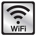 SIGN PLSTC WIFI SYMBOL 4INX4IN