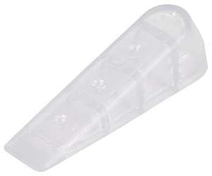 DOOR STOP TRIANGLE RUBBER CLR 