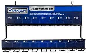 RACK BIT SCREWDRIVR 19SKU 1IN 