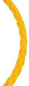 ROPE POLYP HB YEL 1/4IN X 50FT