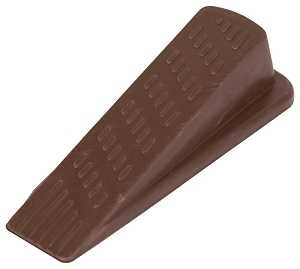 DOOR STOP WEDGE HVY DUTY BRN  