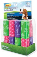 BAG DOG WASTE ASST 240CT/16RLL