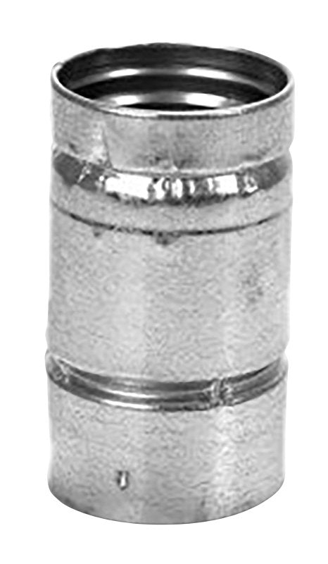 Selkirk 244006 Pellet Pipe, 4 in Dia, 6 in L, Stainless Steel