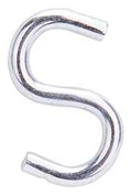 HOOK S STEEL 1IN BRIGHT ZINC  