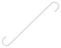 S-HOOK EXTENDER WHITE 12IN    