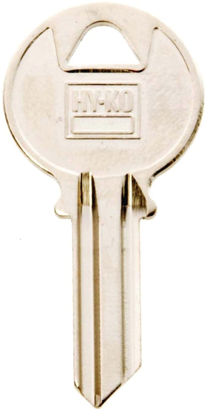 Hy-Ko 11010Y220 Key Blank, Brass, Nickel, For: Yale Cabinet, House Locks and Padlocks, Y220 Key Number