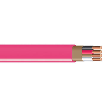 Southwire® Romex® 10/3NM-WGX1000FT Sheathed Cable, 10 AWG Wire, 3-Conductor, 1000 ft L, Copper Conductor, PVC Insulation