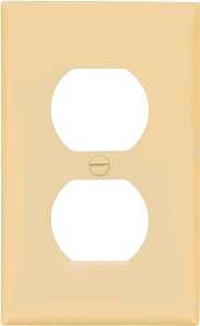 WALL PLATE 1GANG DPLX RECPT IV