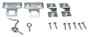 SASH HANGER SET ZINC PLATED   