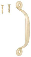 DOOR PULL 4-3/4IN SATIN BRASS 