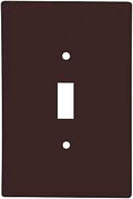 WALL PLATE 1 GANG TGL JUMB BRN