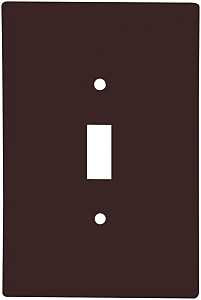 WALL PLATE 1 GANG TGL JUMB BRN