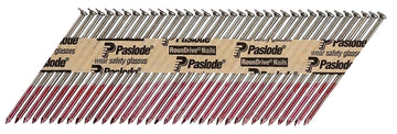 Paslode 650836 Framing Nail, 3 in L, 11 ga Gauge, Steel, Bright, Full-Round Head, Smooth Shank
