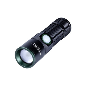 Police Security 97947 Rechargeable Flashlight, 600 mAh, Lithium-Ion Battery, LED Lamp, 550 Lumens High, 150 Lumens Low