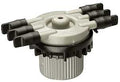MANIFOLD 6-PORT BLACK 1/2IN   
