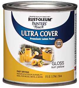 PAINT ACRY GLOSS SUN YEL 1/2PT