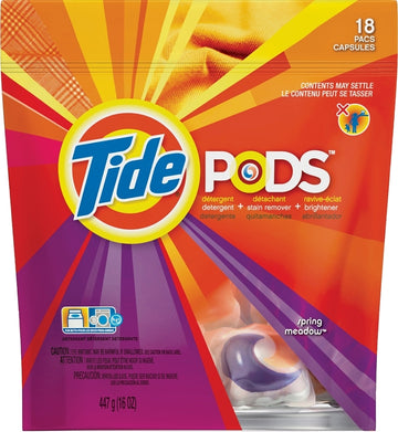 Tide 93120 Laundry Detergent, 16, Liquid, Spring Meadow
