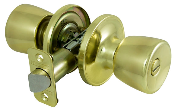 ProSource TS710BRA4V Privacy Lockset, Tulip Design, Stainless Steel