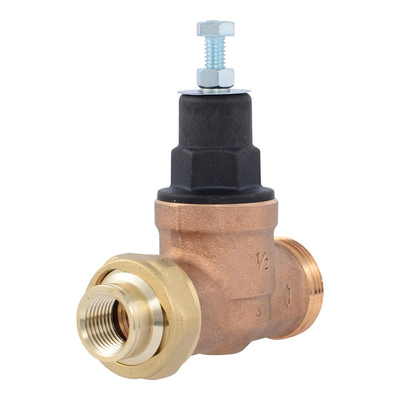 SharkBite EB45 Series PVA08P-SUTH-60 Pressure Regulating Valve, 1/2 in Connection, MNPT x FNPT, 10 to 70 psi Regulating