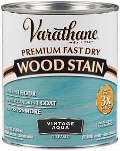 STAIN WOOD INT VINTAGE AQUA QT