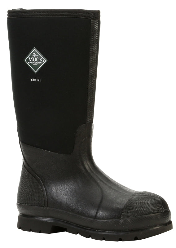 Muck CHORE Series CHH-000A-BL-130 Boots, 13, Black, Rubber Upper