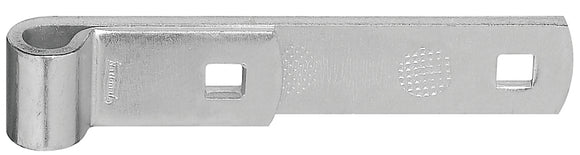 National Hardware N131-060 Strap Hinge, 0.19 in Thick Leaf, 6 in L x 1-1/4 in W, Steel, Zinc, 100 lb