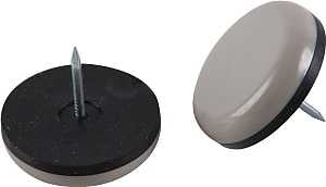 GLIDE FURN NAIL-ON GRY 1-1/4IN