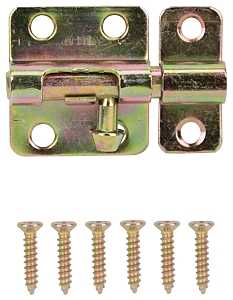 BARREL BOLT STL 2IN SAT BRASS 
