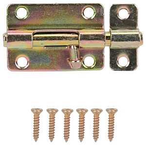 BARREL BOLT STL 3IN SAT BRASS 