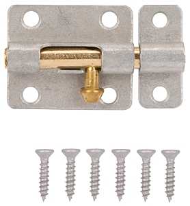 BARREL BOLT STL 2-1/2IN GALV  
