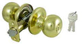 KNOB ENTRY BALL POL BRASS KA3 