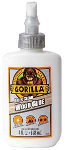 GLUE WOOD DRIES CLEAR 4OZ     