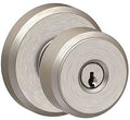KNOB KEYED BOWERY SATIN NICKEL