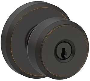 KNOB KEYED BOWERY AGED BRONZE 