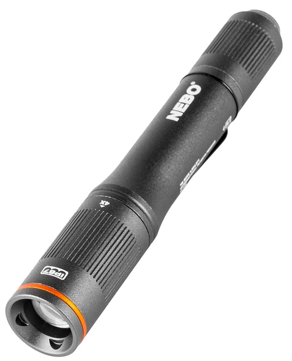 Nebo COLUMBO NEB-POC-0006 Inspection Flashlight, Pen-Sized, AAA Battery, Alkaline Battery, LED Lamp, 100 Lumens