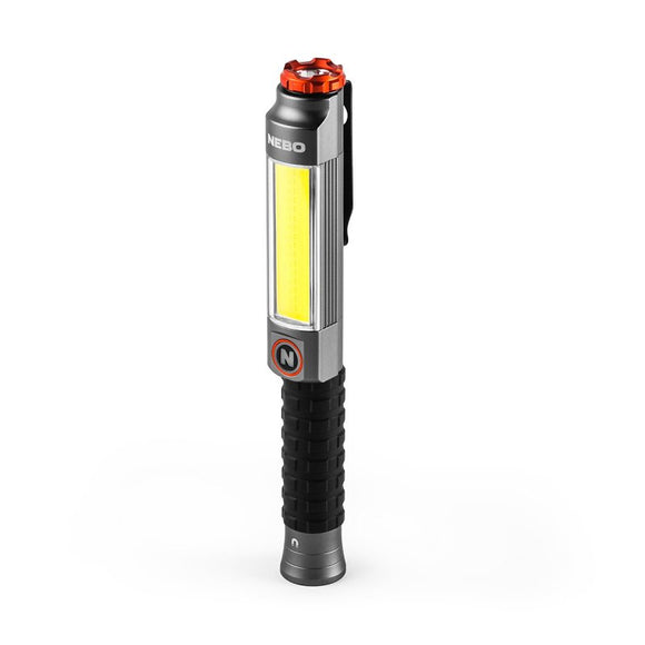 Nebo BIG Larry 3 Series NEB-FLT-1041 3-In-1 Flashlight and Worklight, AA Battery, Alkaline Battery, 600 Lumens