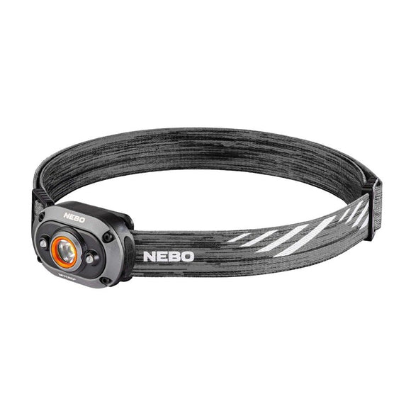 Nebo MYCRO Series NEB-HLP-0011 Rechargeable Headlamp and Cap Light, 200 mAh, Lithium Polymer Battery, 400 Lumens