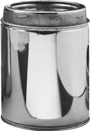 Selkirk 206006 Chimney Pipe, 6 in ID, 8 in OD, 6 in L, Stainless Steel