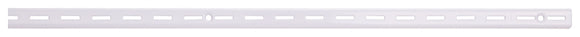ProSource 25214PHL Shelf Standard, 2 mm Thick Material, 5/8 in W, 72 in H, Steel, White
