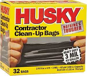 33X48 3MIL BLK CONTRACTOR BAG 